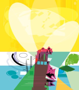 Irish Summer landscape