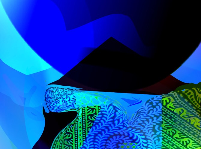 Twilight Under an Irish Mountain